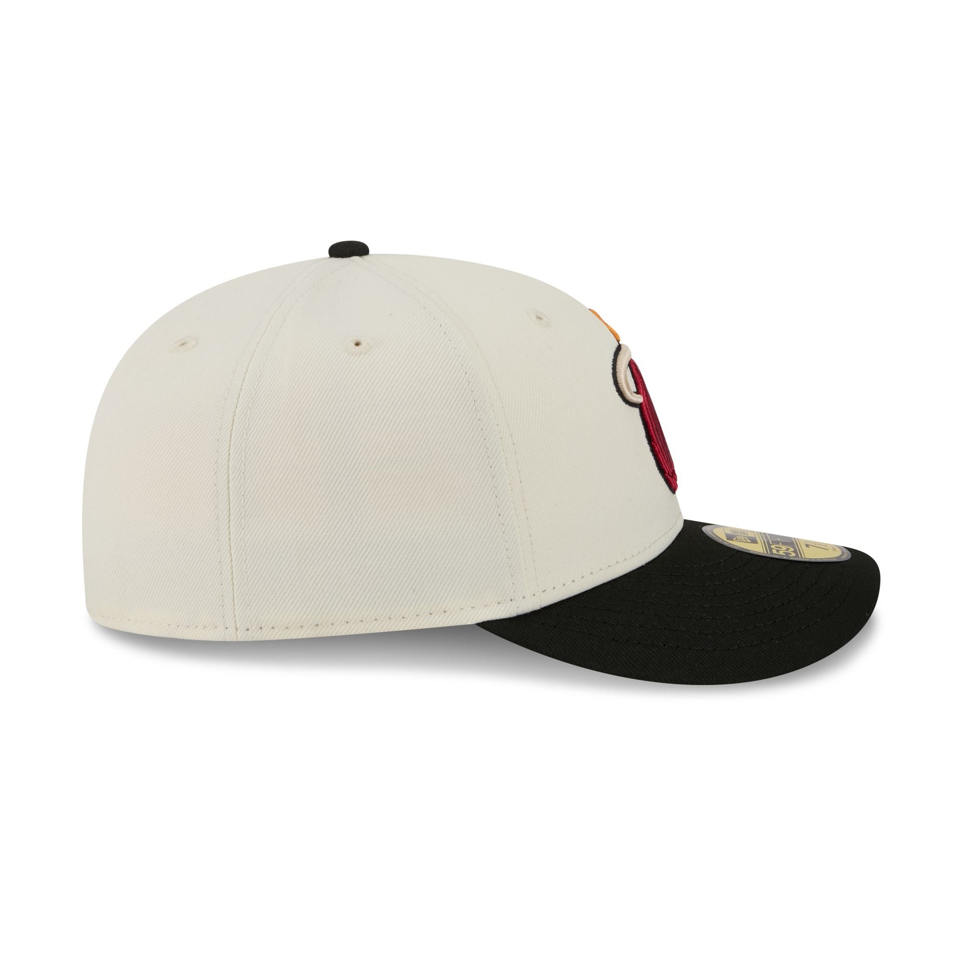 Miami Heat Tonal Florals White 59FIFTY Fitted Hat - Image 5