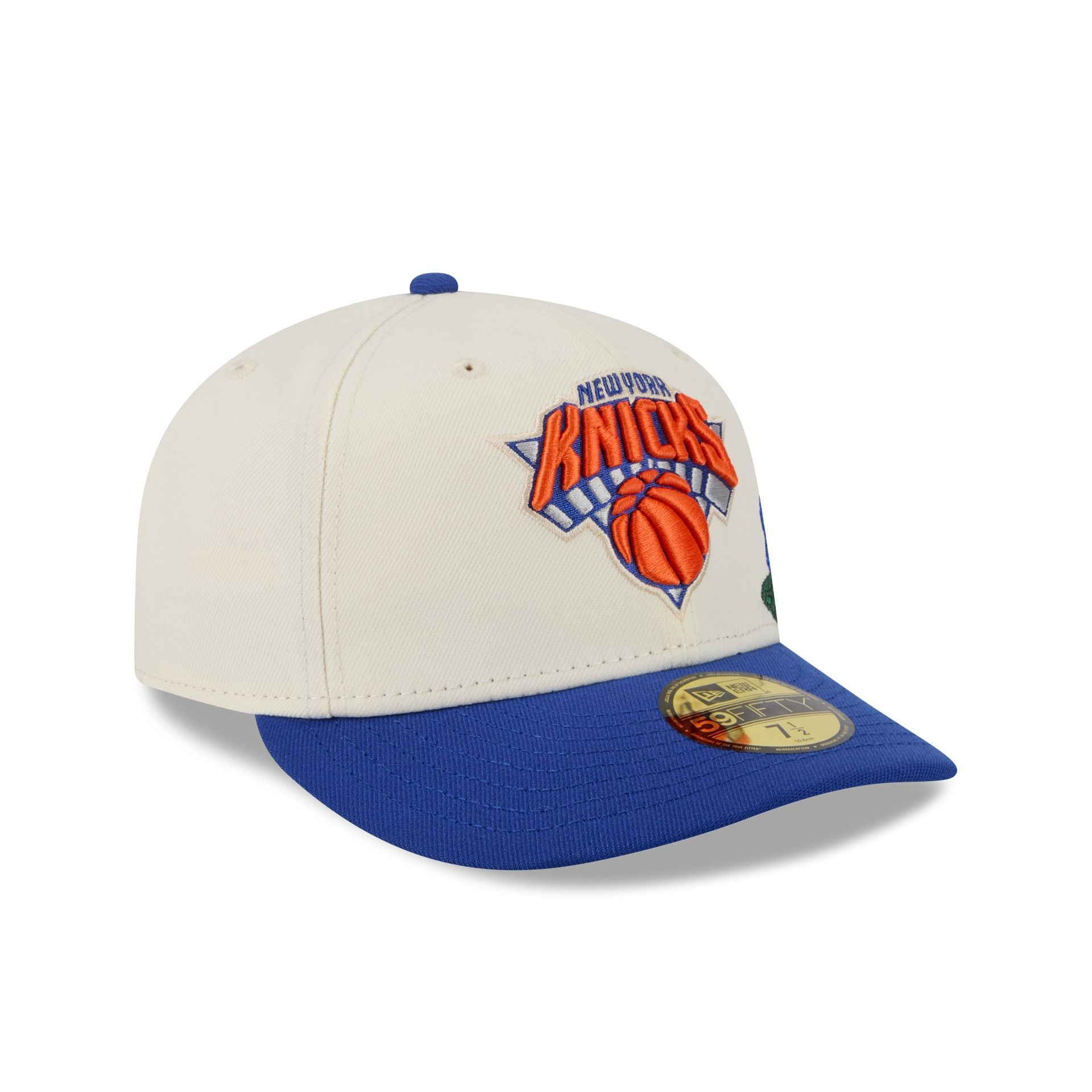 New York Knicks Tonal Florals White 59FIFTY Fitted Hat - Image 3