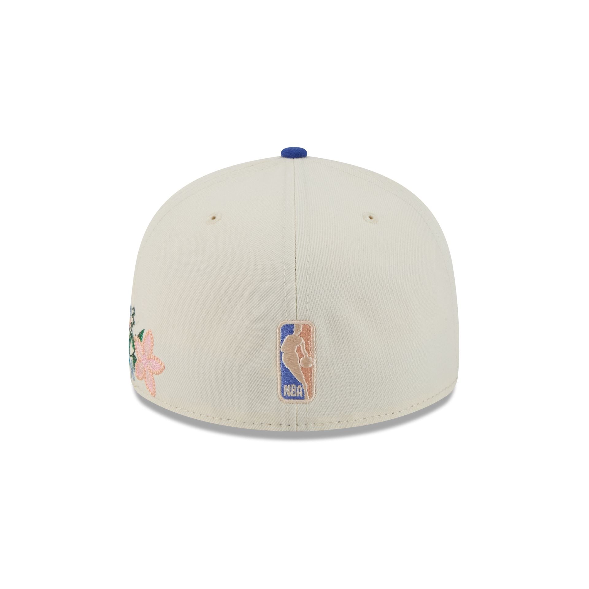 New York Knicks Tonal Florals White 59FIFTY Fitted Hat - Image 5