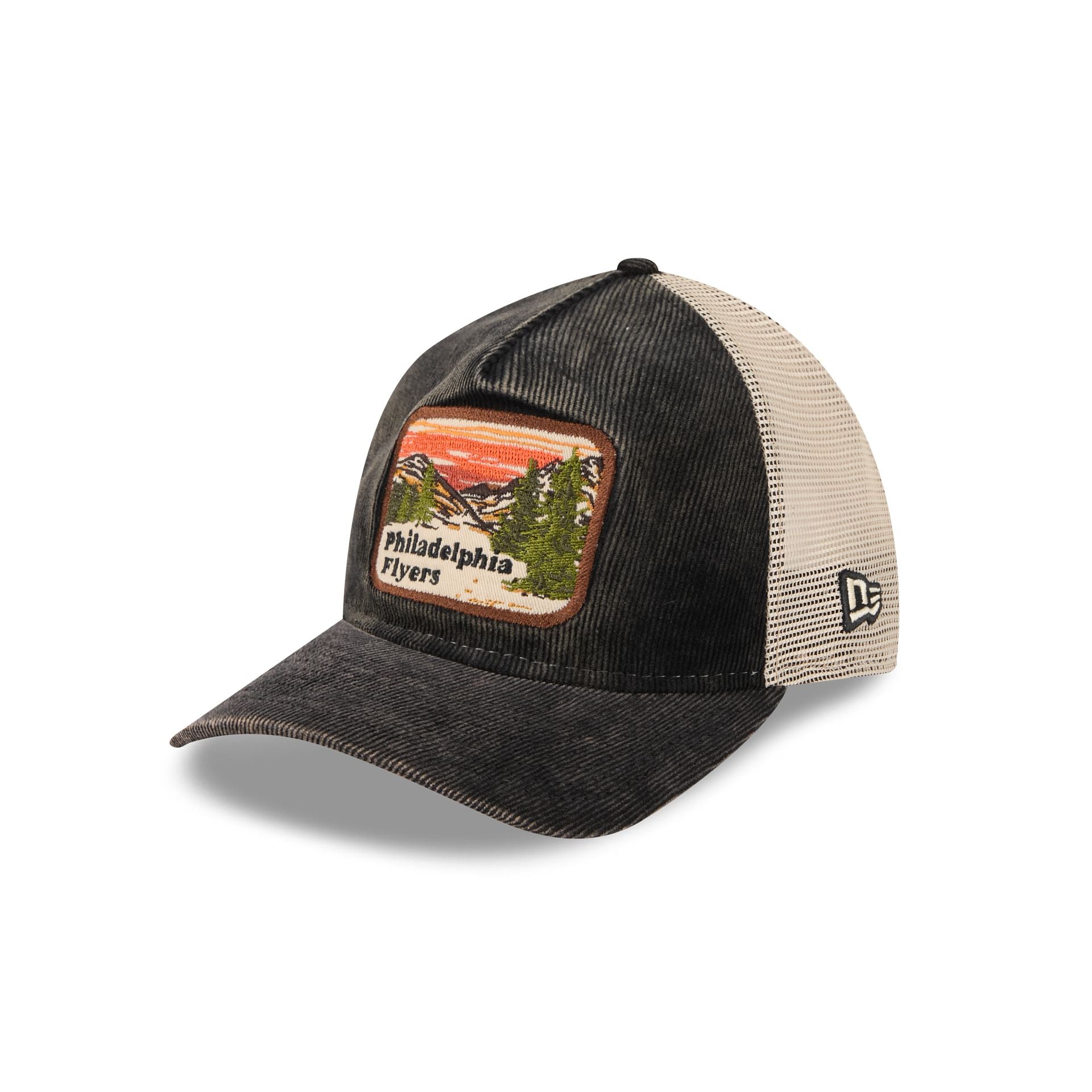 Philadelphia Flyers Vintage Landscape 9TWENTY A-Frame Trucker Hat - Image 3