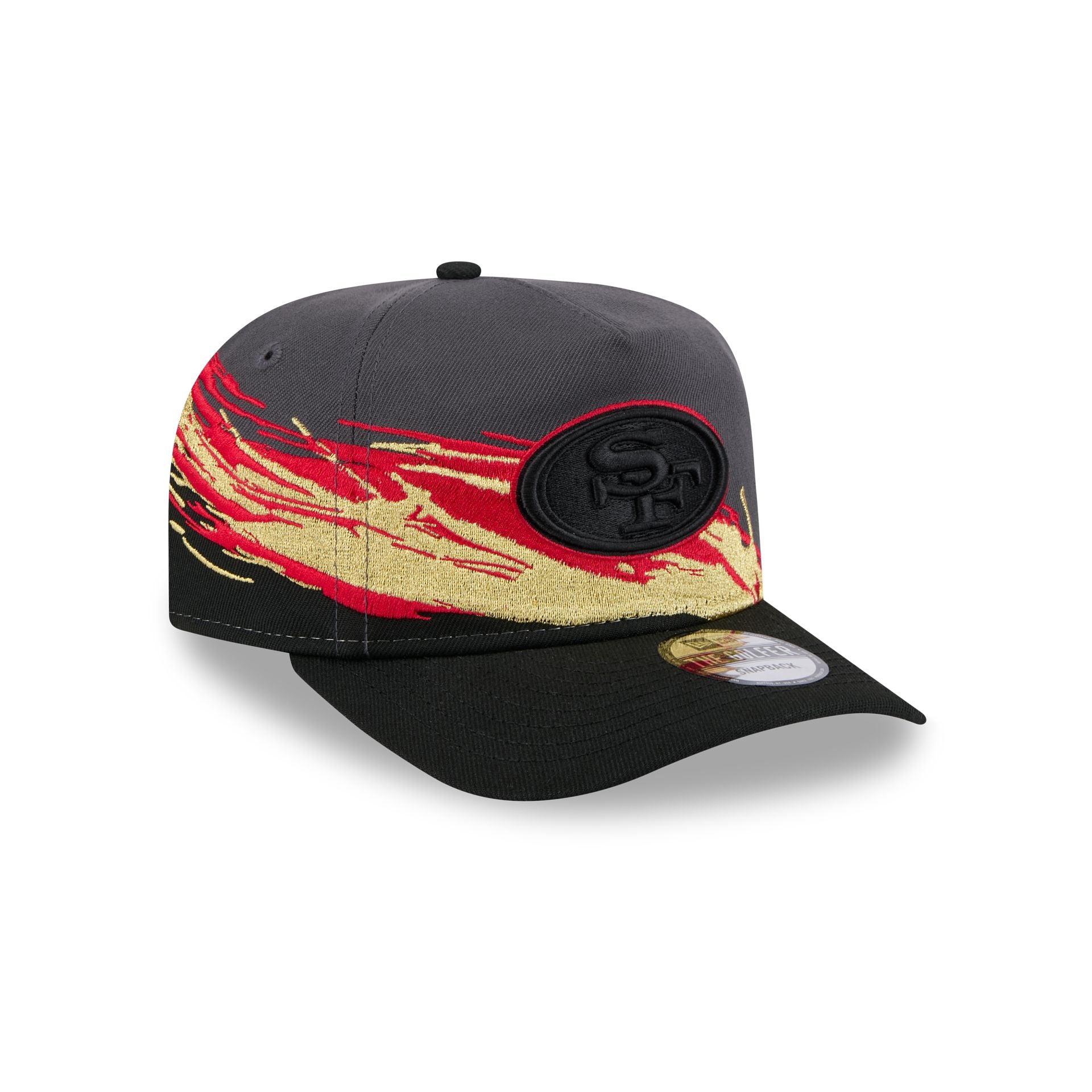 San Francisco 49ers Graphite Brushstroke Golfer Hat - Image 3