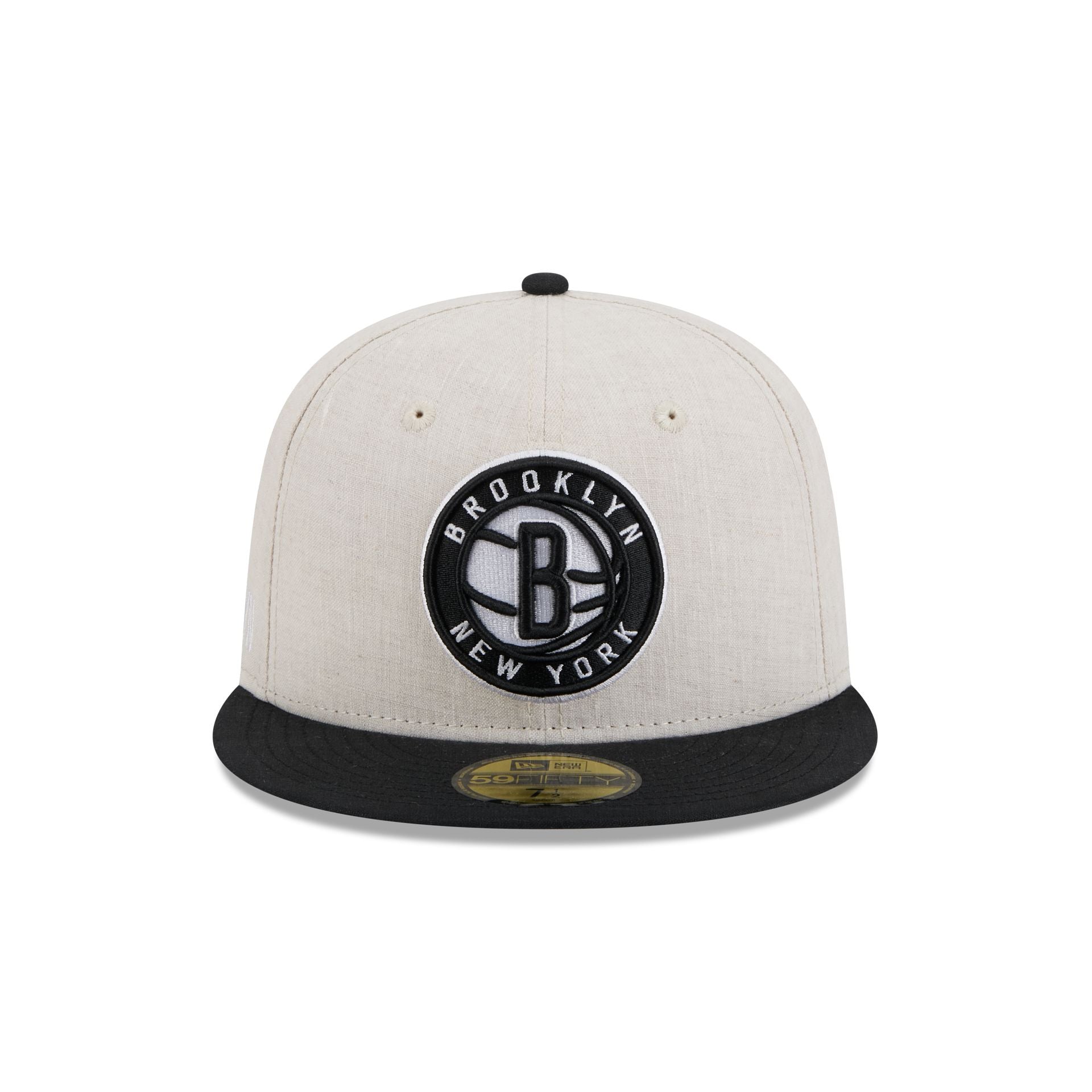 Brooklyn Nets Linen 59FIFTY Fitted Hat - Image 2