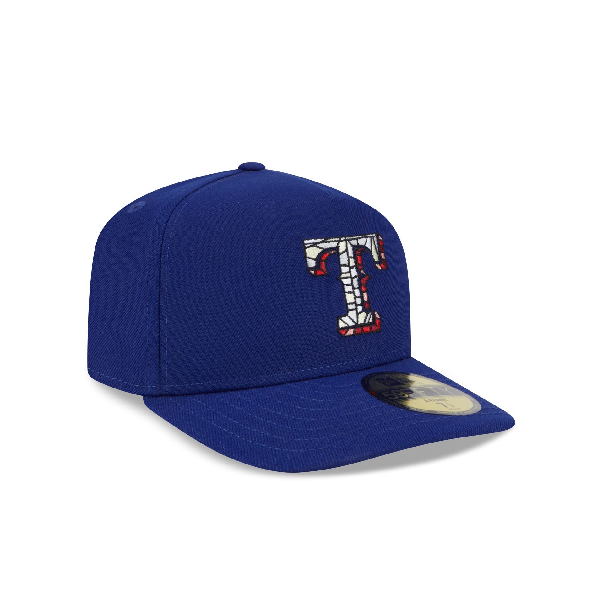 Texas Rangers Stained Glass 59FIFTY A-Frame Fitted Hat - Image 3