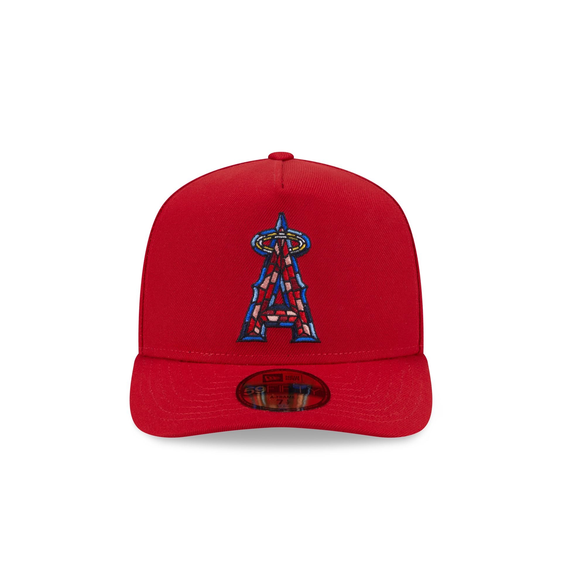 Los Angeles Angels Stained Glass 59FIFTY A-Frame Fitted Hat - Image 2