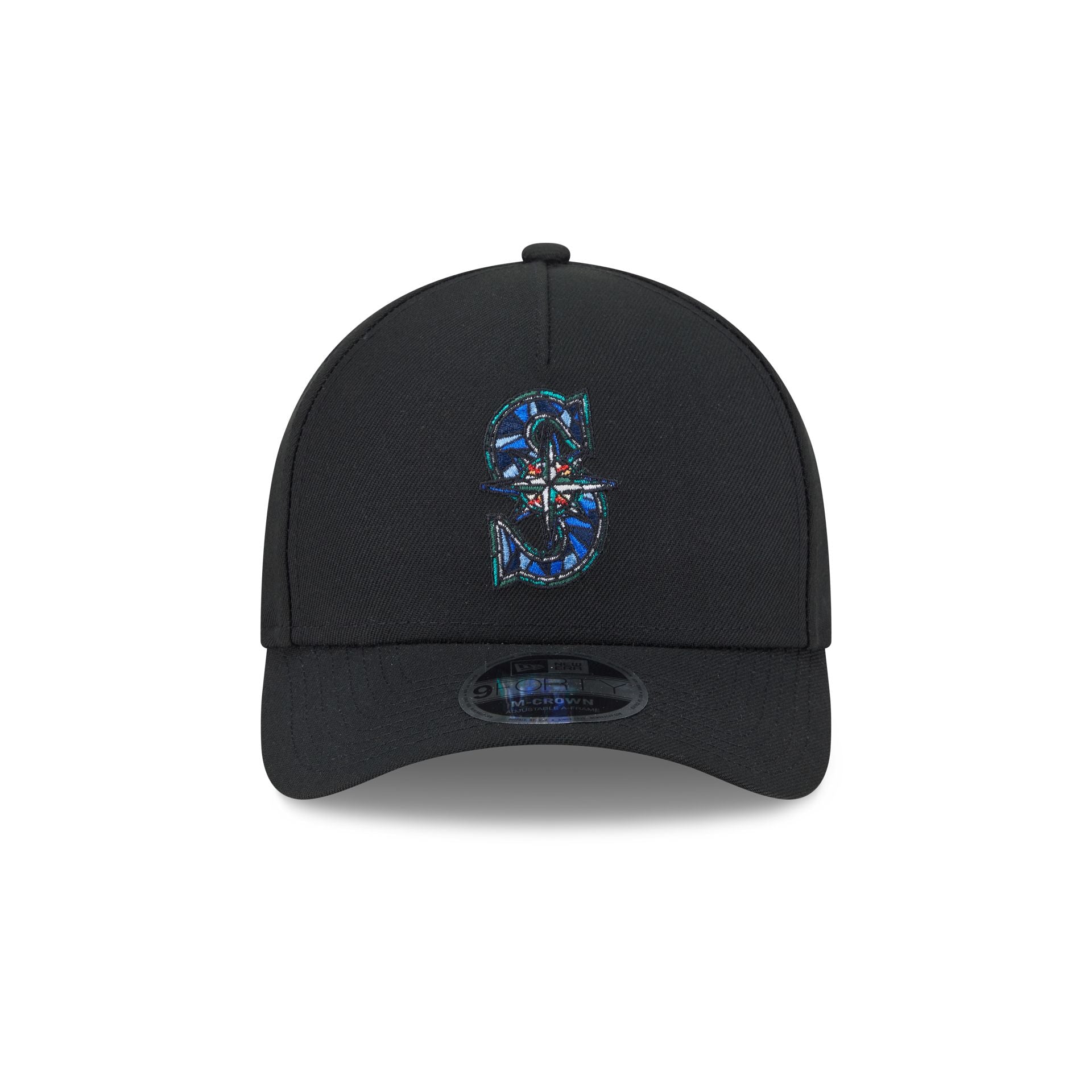Seattle Mariners Stained Glass 9FORTY M-Crown A-Frame Snapback Hat - Image 2