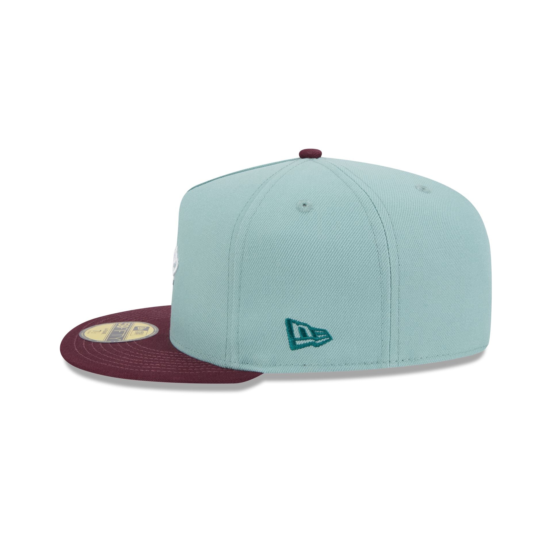 Los Angeles Dodgers Beach Kiss Blue 59FIFTY A-Frame Fitted Hat - Image 5
