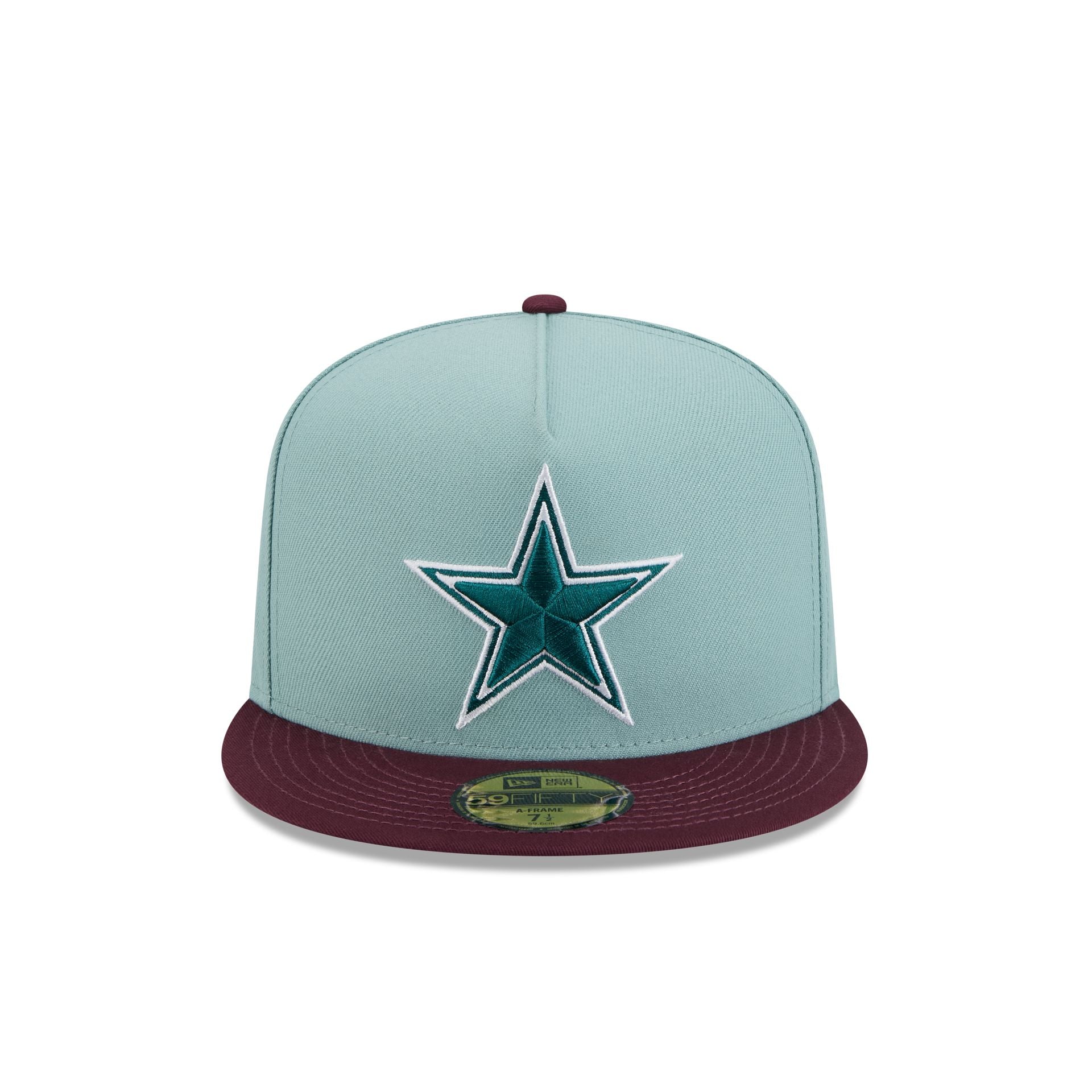 Dallas Cowboys Beach Kiss Blue 59FIFTY A-Frame Fitted Hat - Image 2