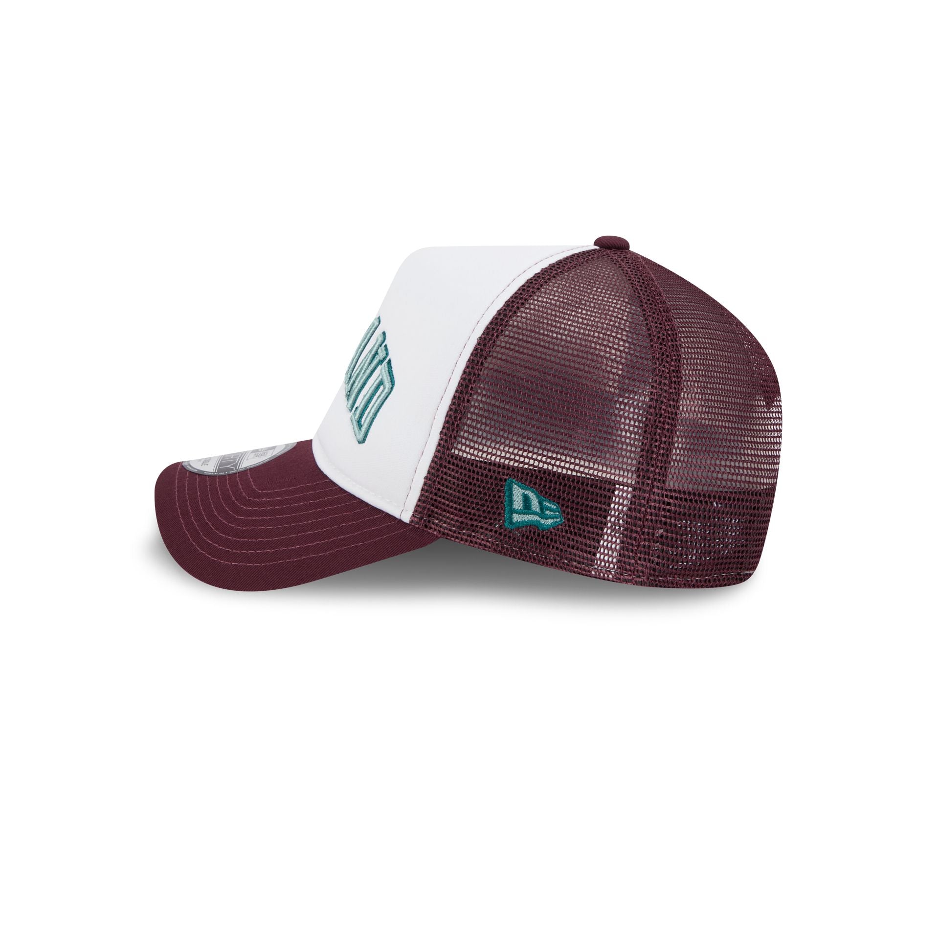 Athletics Optic White 9FORTY A-Frame Snapback Hat - Image 5