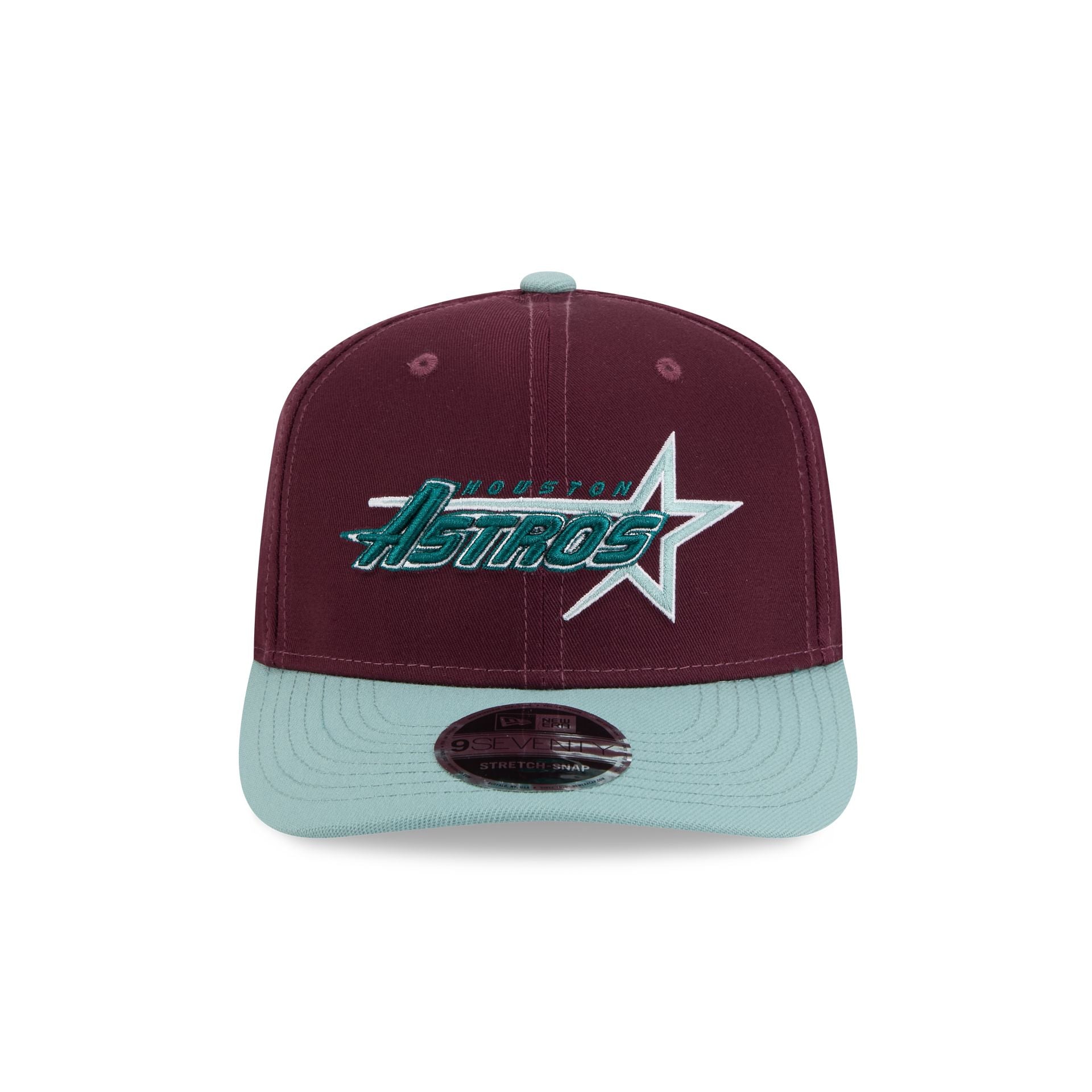 Houston Astros Maroon 9SEVENTY Stretch-Snap Hat - Image 2