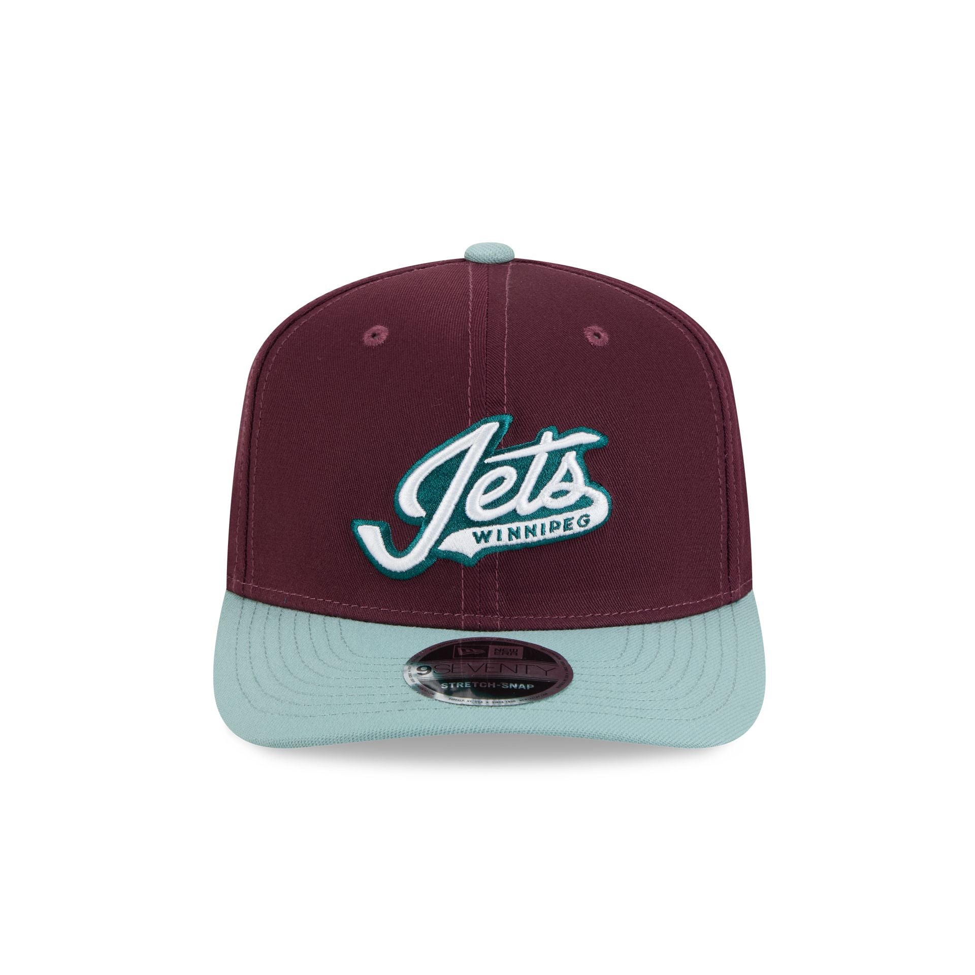 Winnipeg Jets Maroon 9SEVENTY Stretch-Snap Hat - Image 2