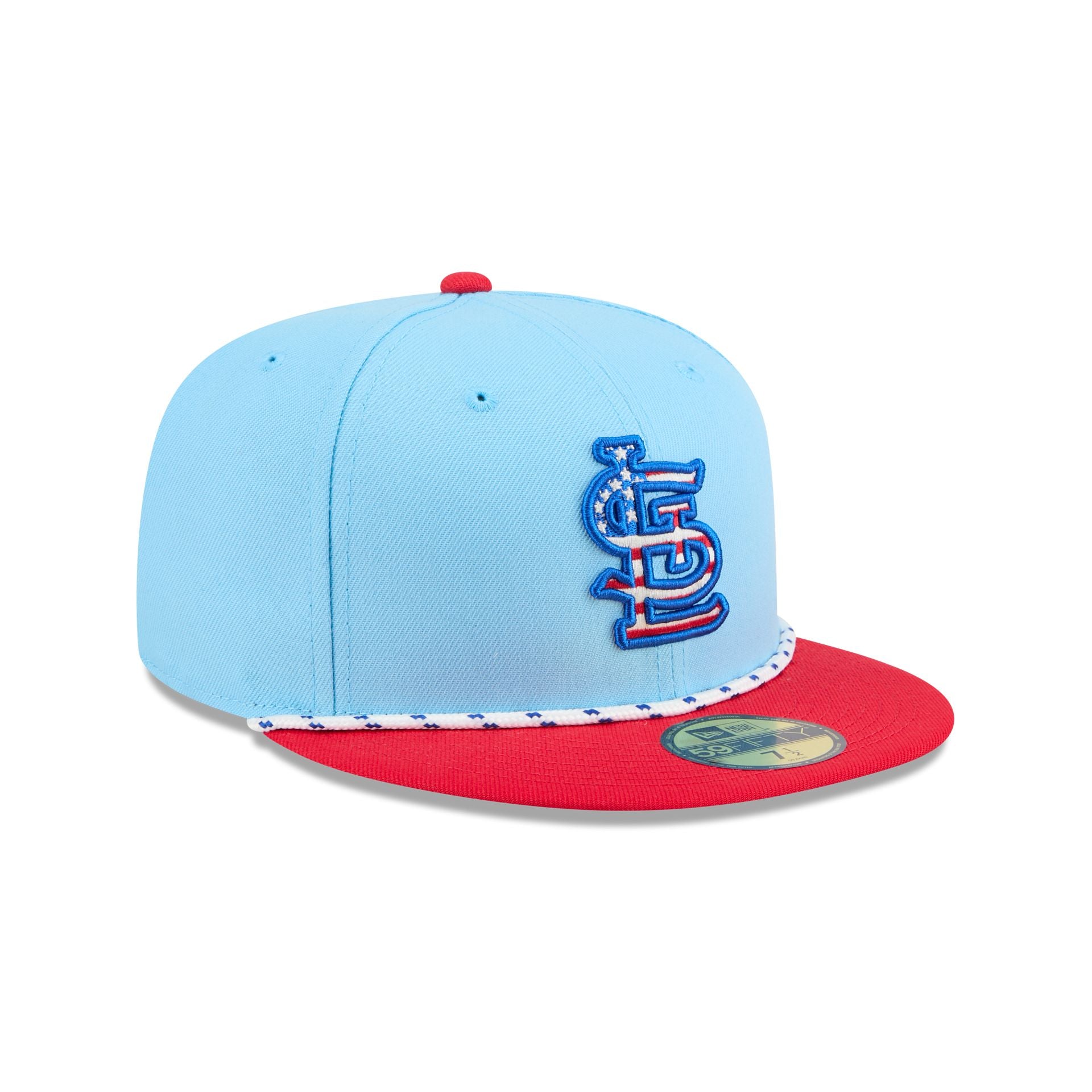 St. Louis Cardinals Independence Day 2025 59FIFTY Fitted Hat - Image 3