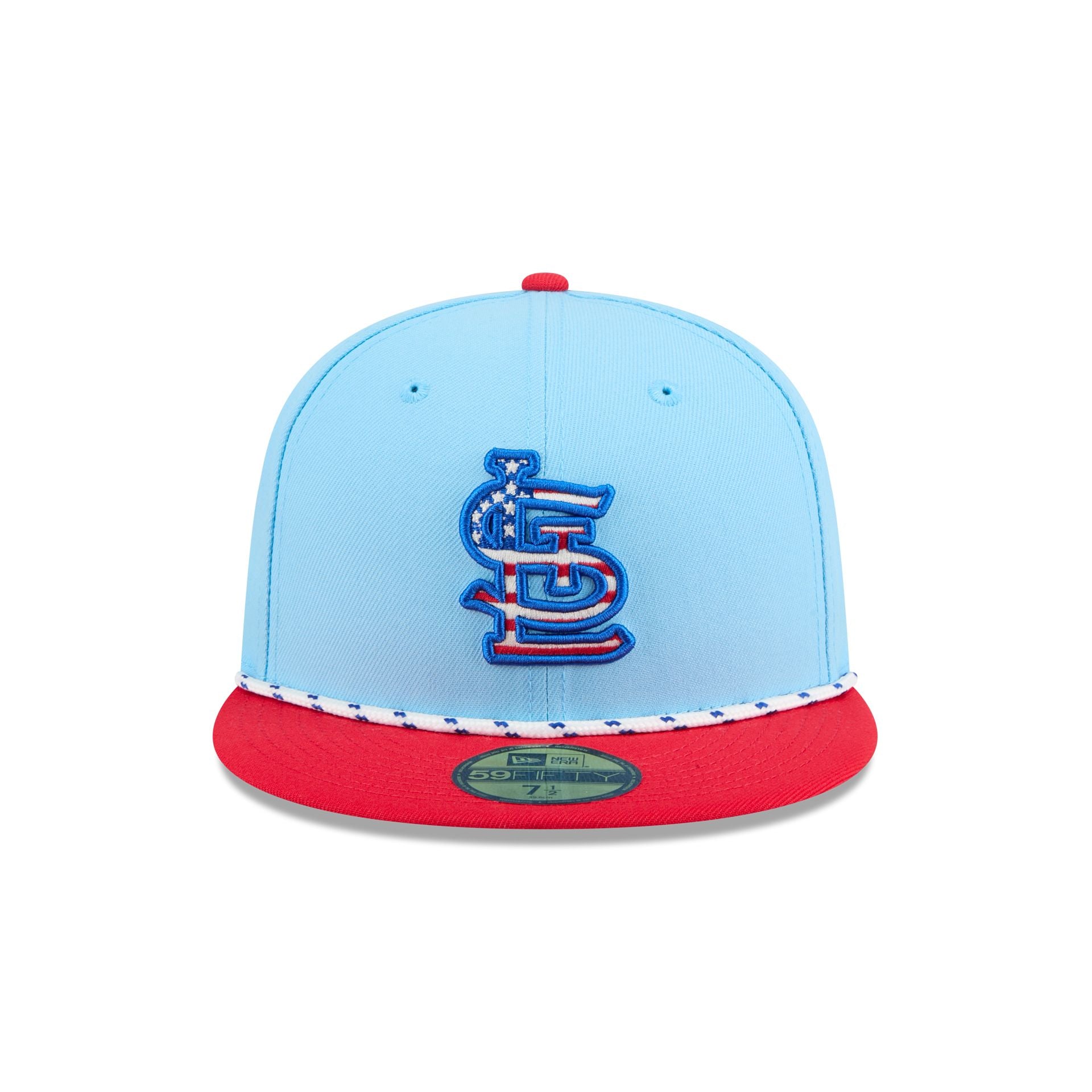 St. Louis Cardinals Independence Day 2025 59FIFTY Fitted Hat - Image 2
