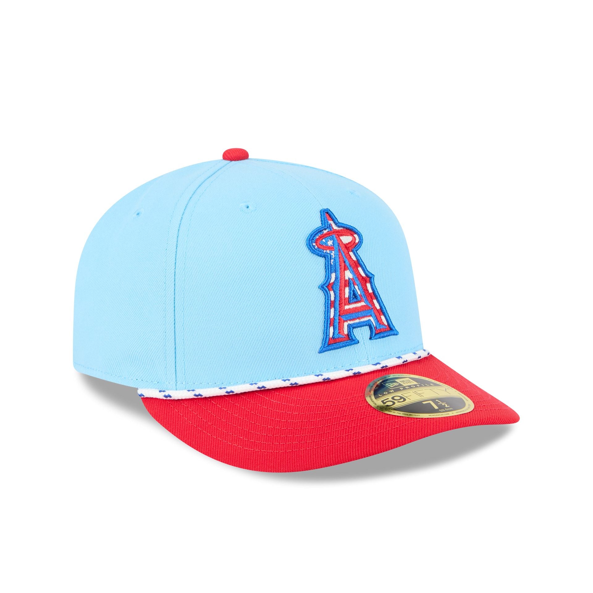 Los Angeles Angels Independence Day 2025 Low Profile 59FIFTY Fitted Hat - Image 3