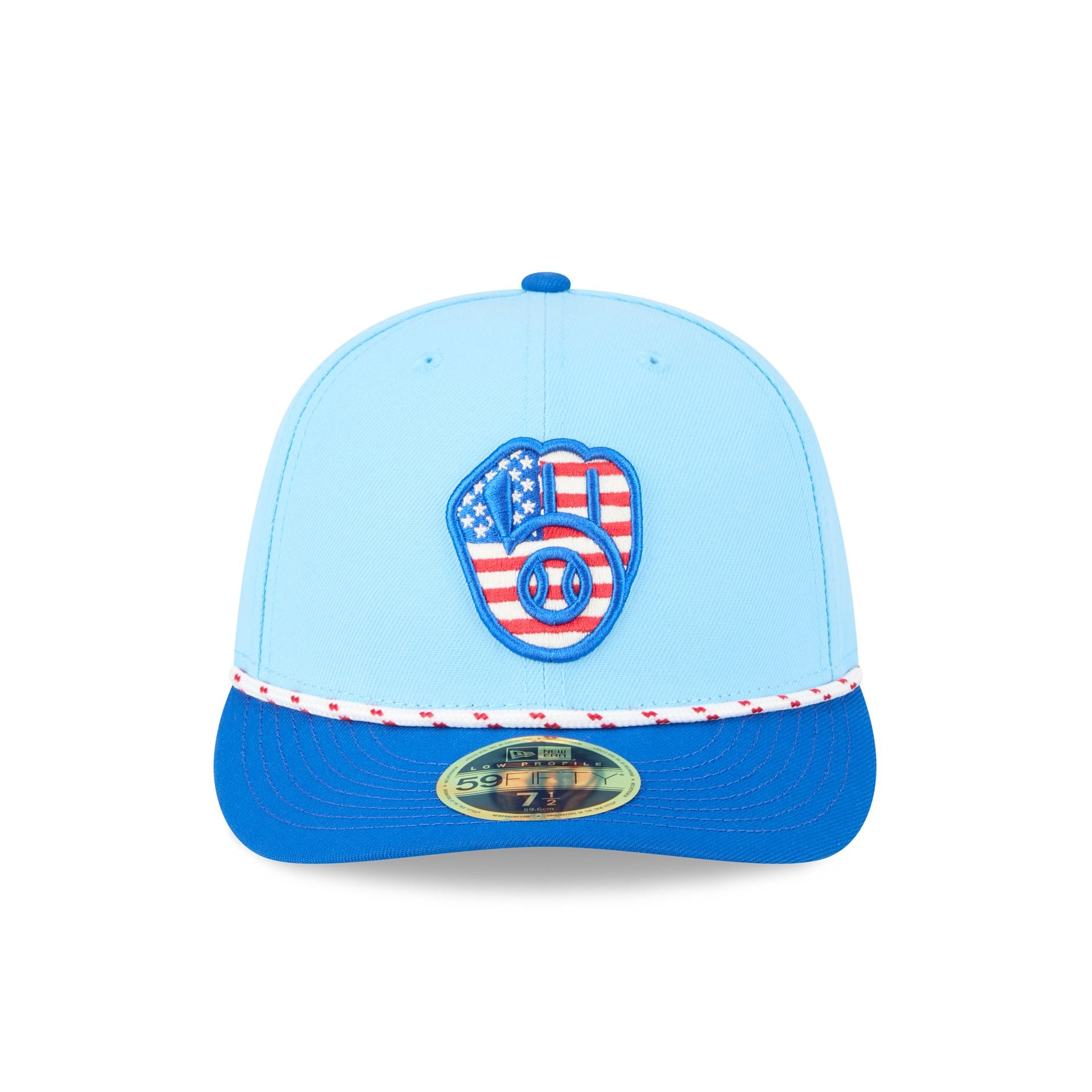 Milwaukee Brewers Independence Day 2025 Low Profile 59FIFTY Fitted Hat - Image 2