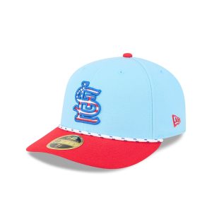 St. Louis Cardinals Independence Day 2025 Low Profile 59FIFTY Fitted Hat
