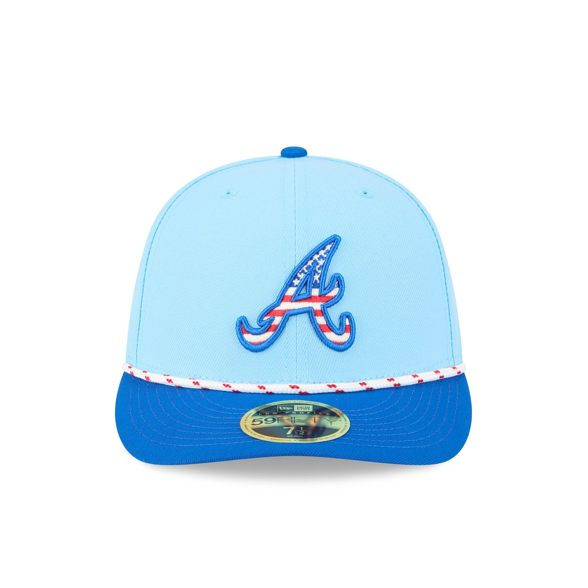 Atlanta Braves Independence Day 2025 Low Profile 59FIFTY Fitted Hat - Image 2