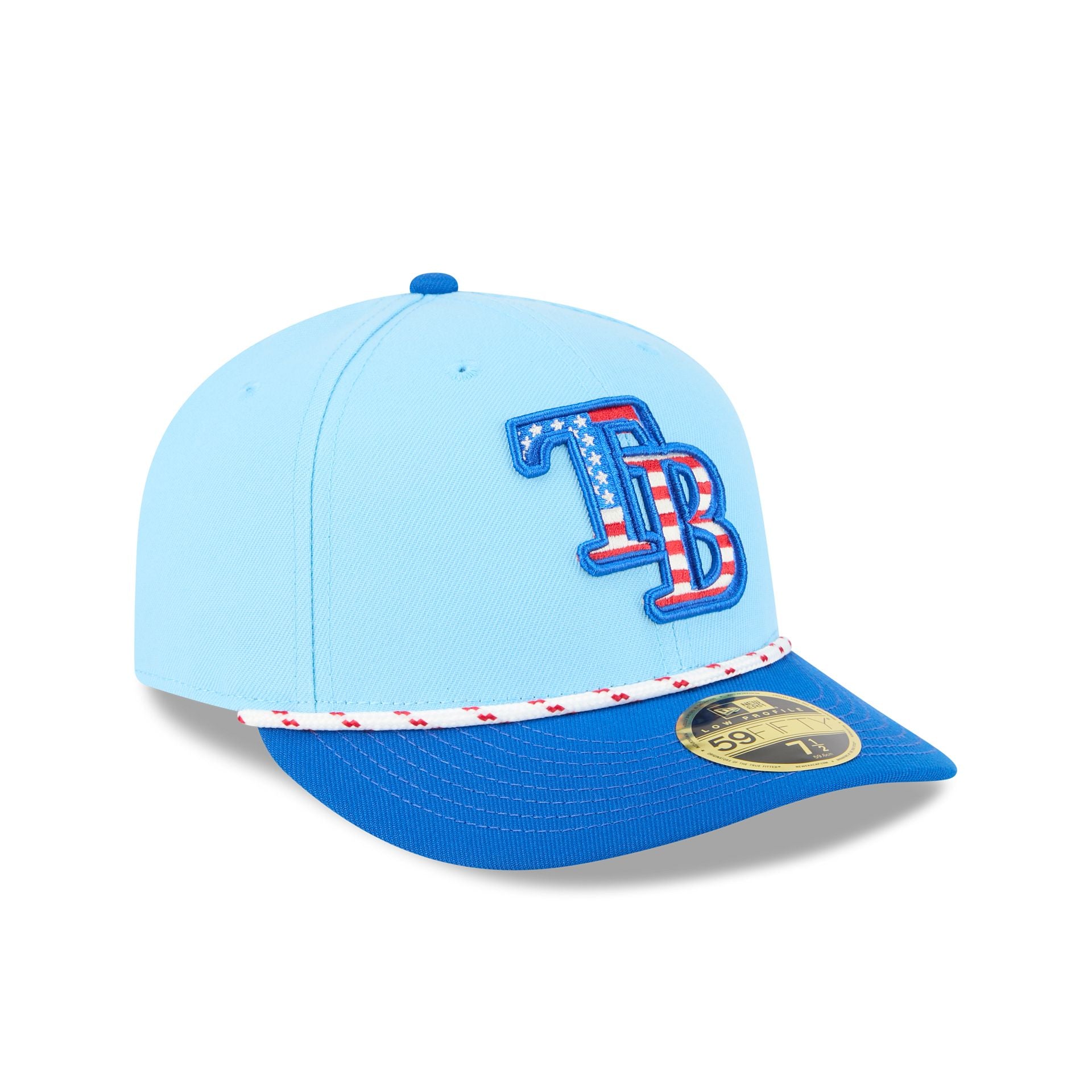 Tampa Bay Rays Independence Day 2025 Low Profile 59FIFTY Fitted Hat - Image 3