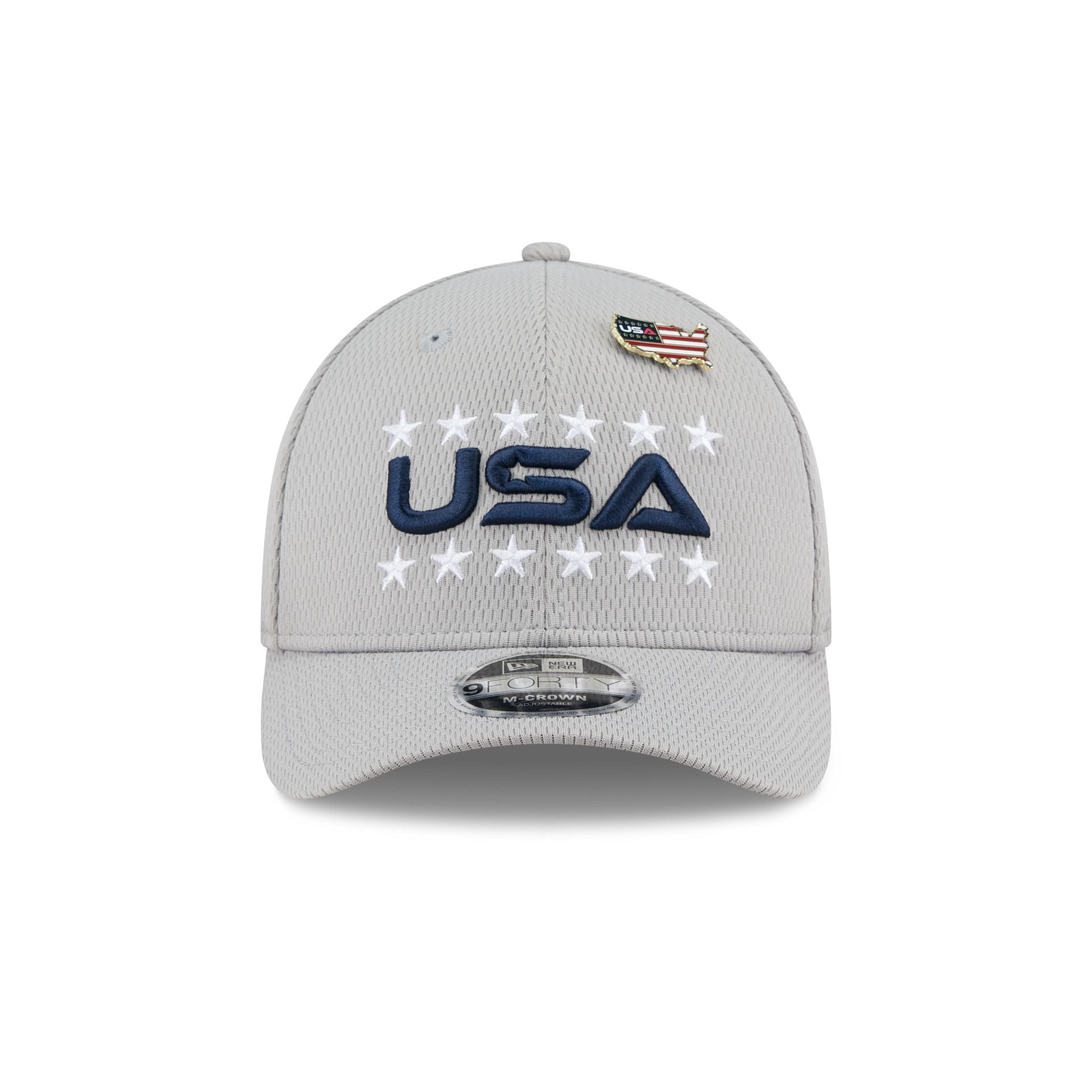 2025 Ryder Cup Team USA Gray 9FORTY M-Crown Snapback Hat - Image 2