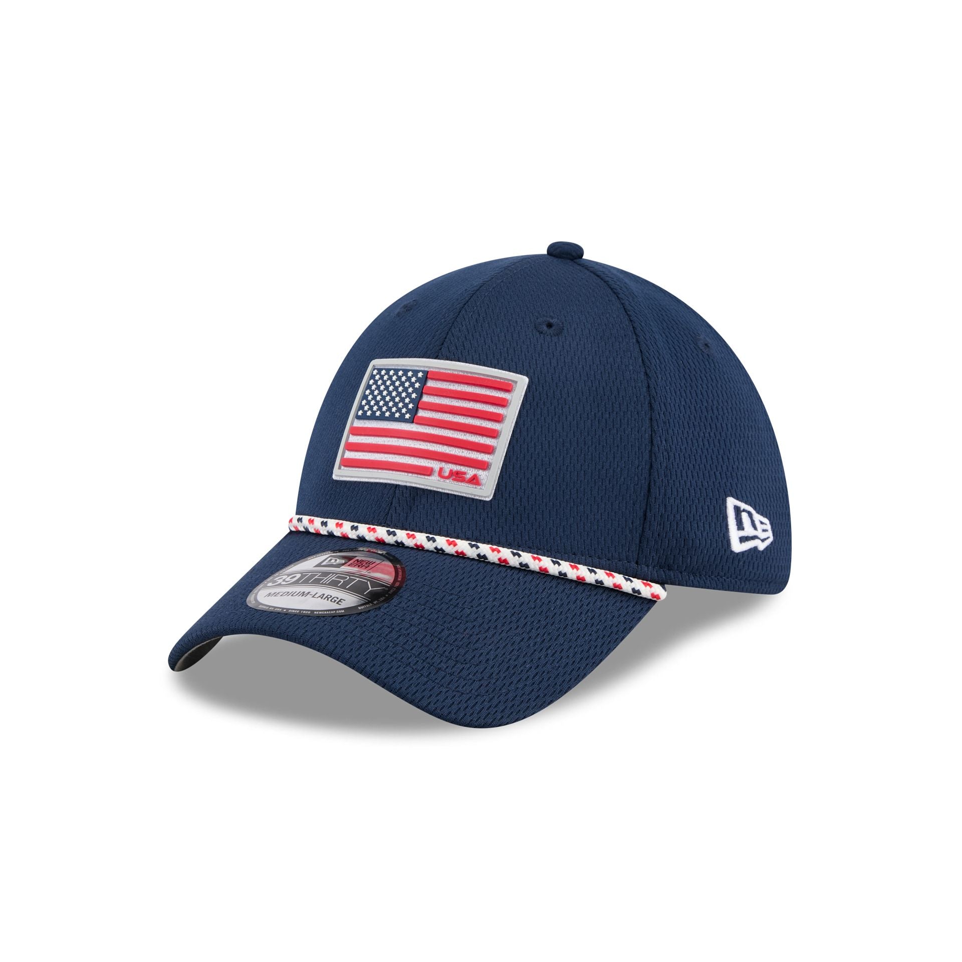 2025 Ryder Cup Team USA Flag 39THIRTY Stretch Fit Hat - Image 3