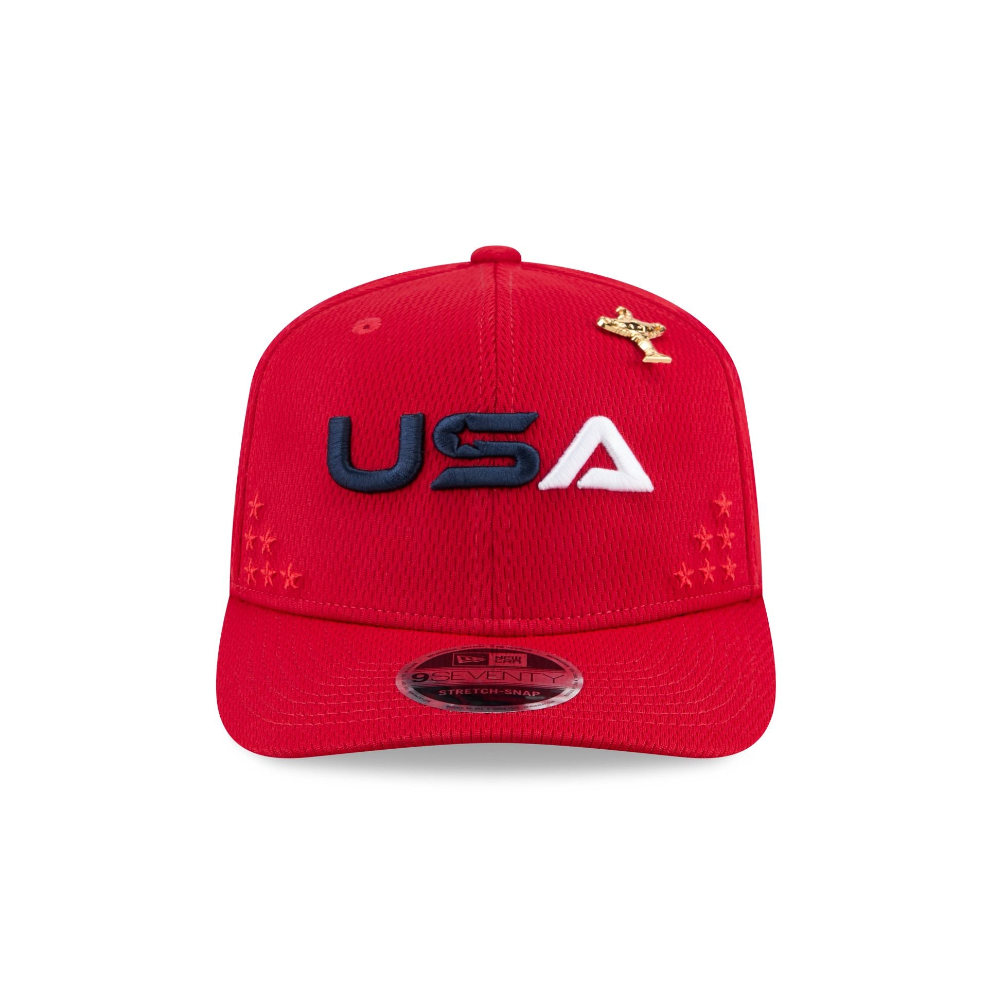 2025 Ryder Cup Team USA Red 9SEVENTY Stretch-Snap Hat - Image 2
