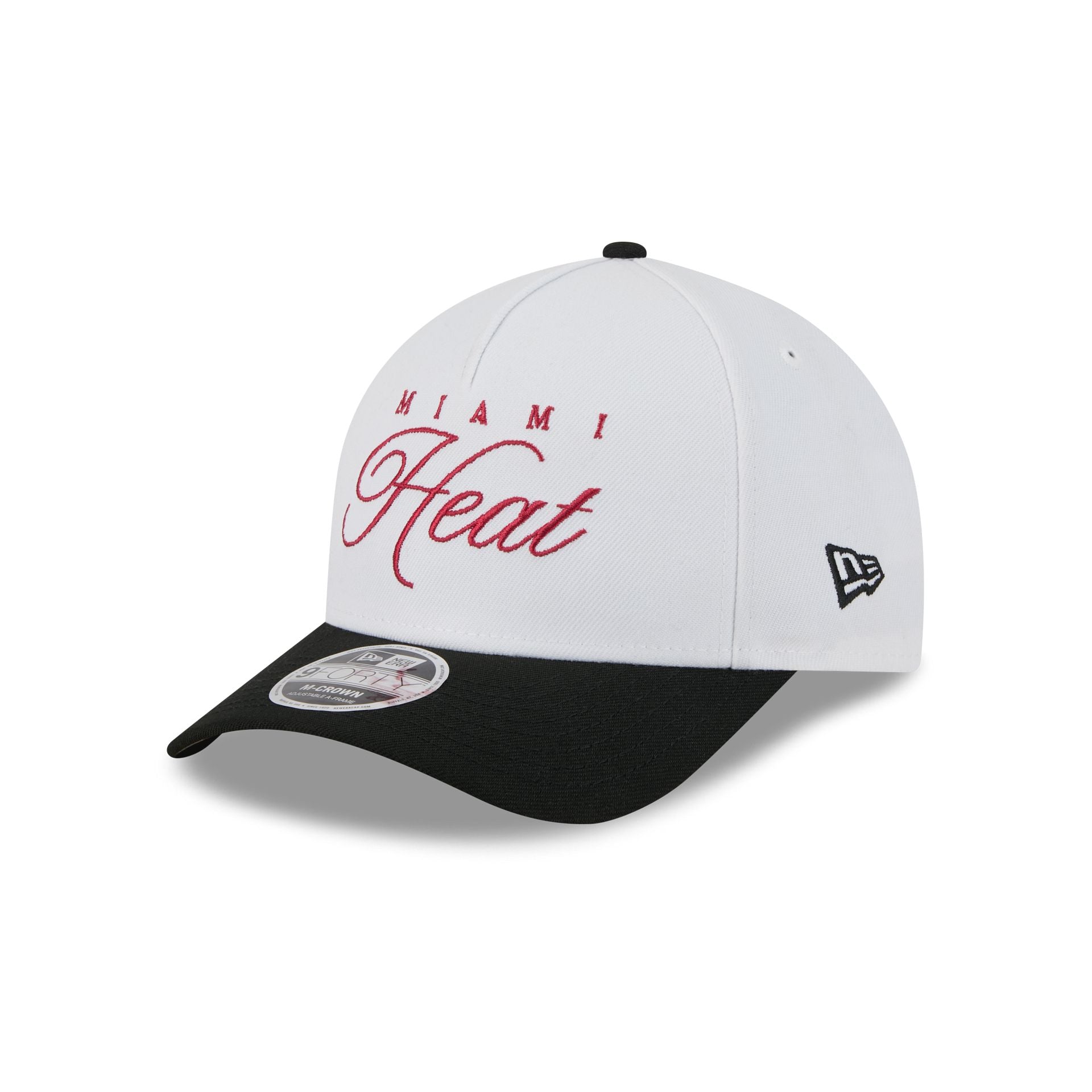 Miami Heat 2025 Draft 9FORTY M-Crown A-Frame Snapback Hat - Image 3