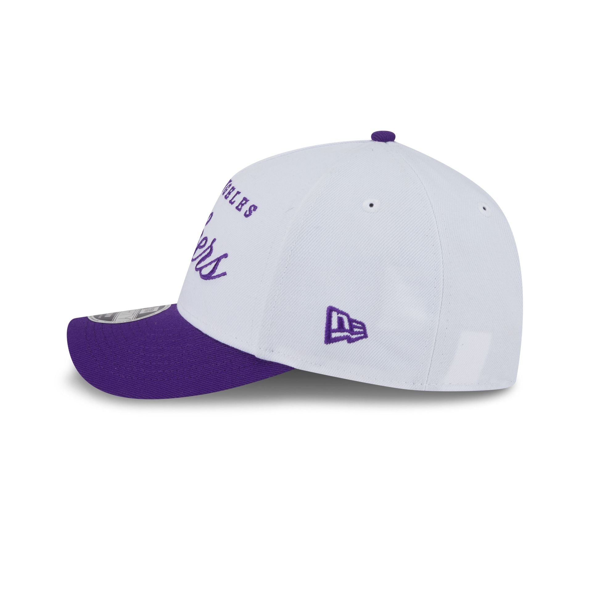 Los Angeles Lakers 2025 Draft 9FORTY M-Crown A-Frame Snapback Hat - Image 5