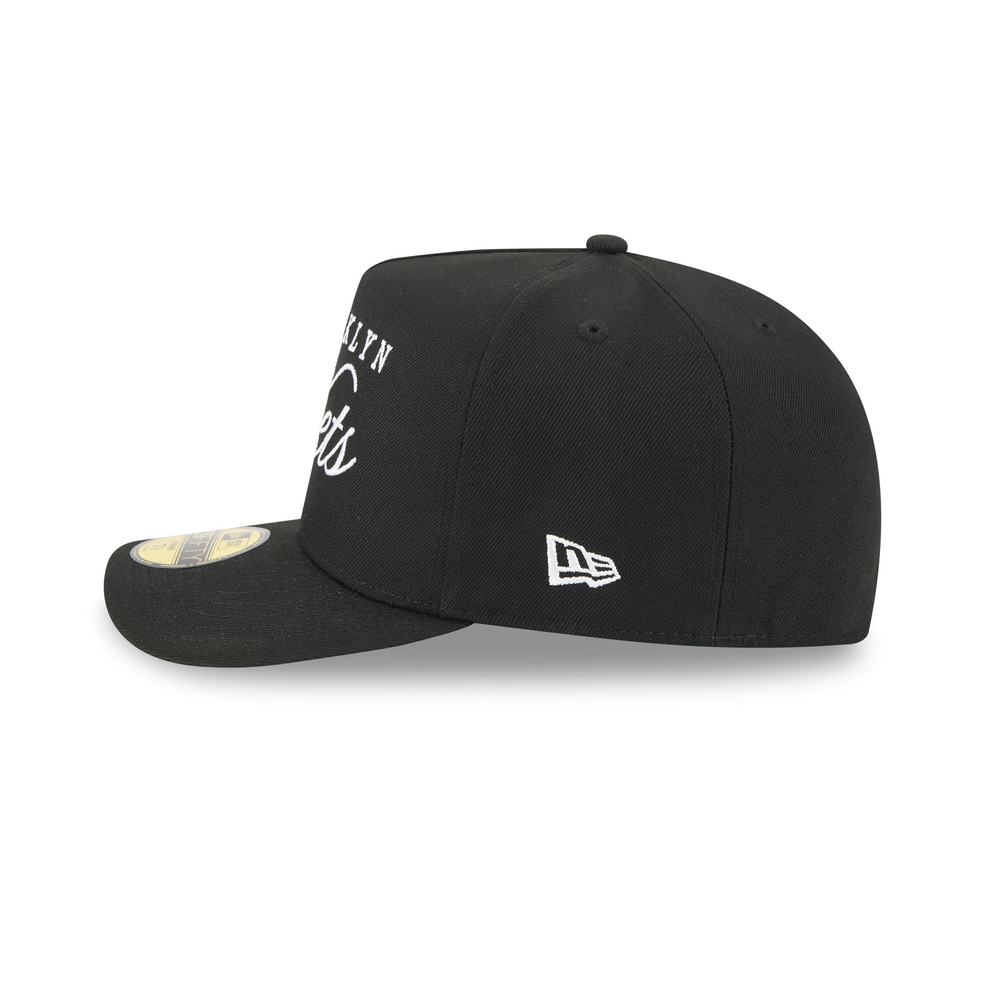 Brooklyn Nets 2025 Draft Black 59FIFTY A-Frame Fitted Hat - Image 5