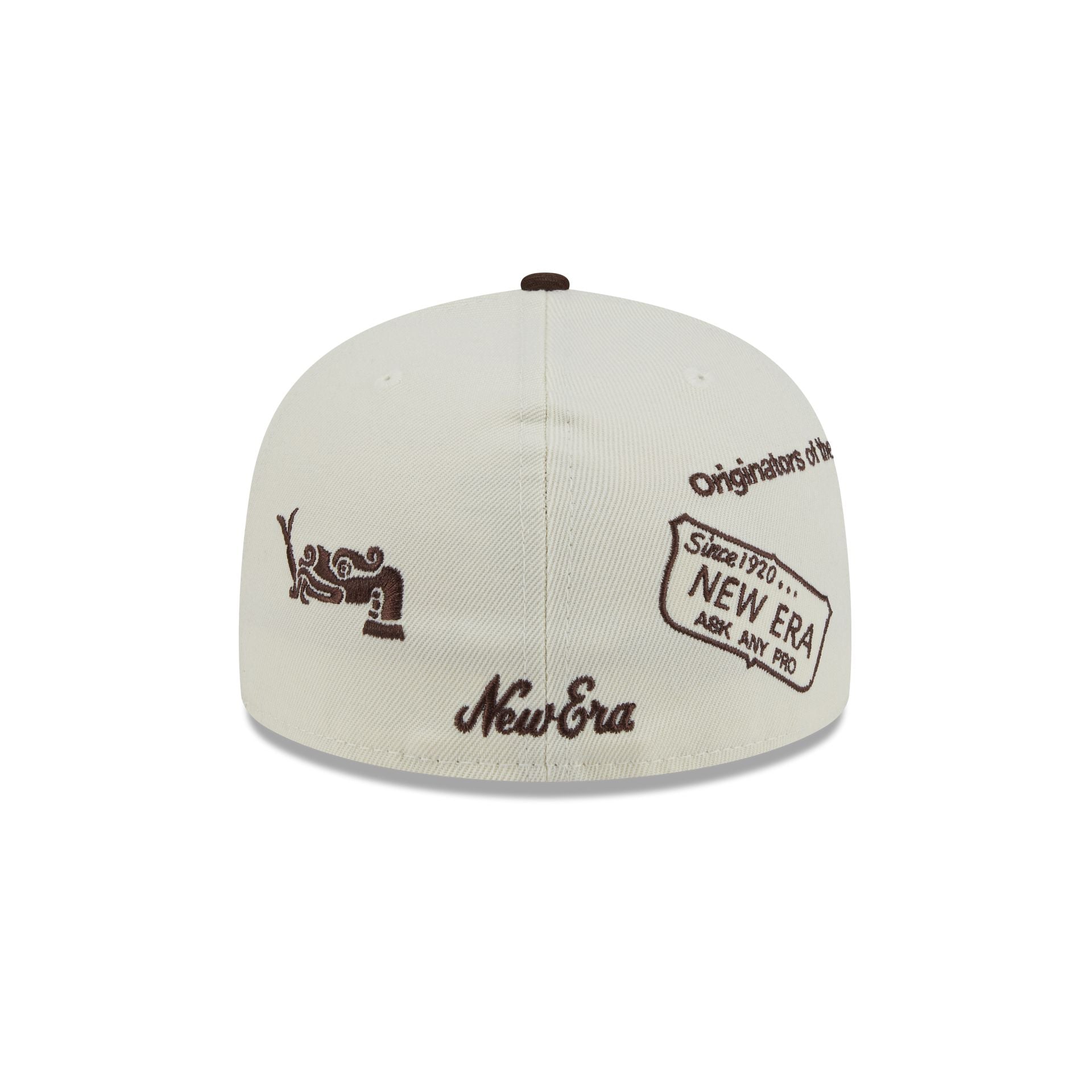 Mexico Baseball New Era Anniversary Logos Brown Visor 59FIFTY Fitted Hat - Image 6
