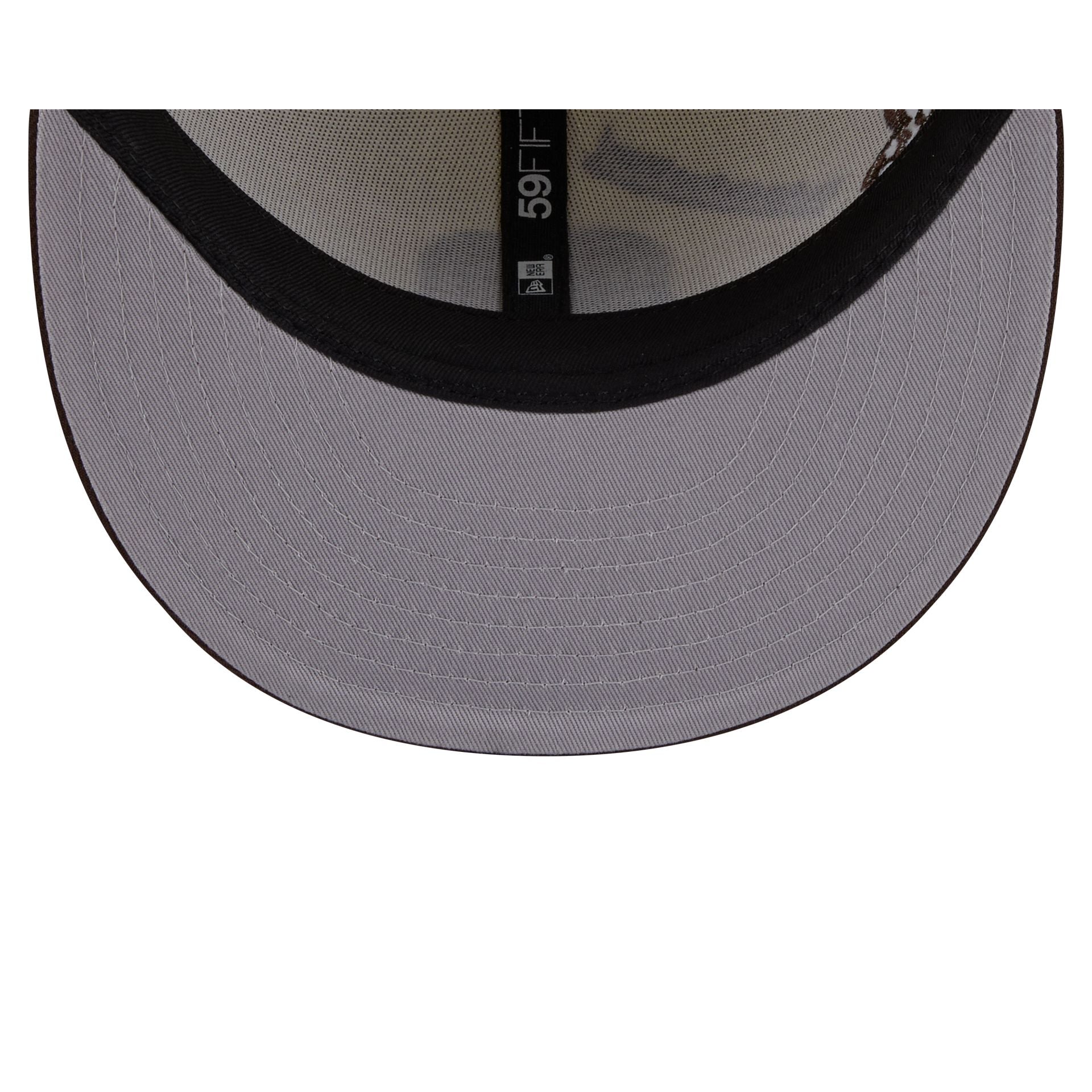 Mexico Baseball New Era Anniversary Logos Brown Visor 59FIFTY Fitted Hat - Image 7