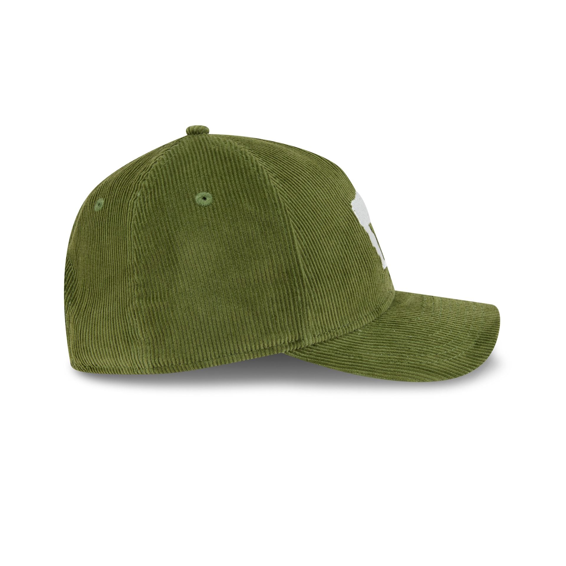 Pumas Olive Corduroy 9FORTY M-Crown Snapback Hat - Image 5