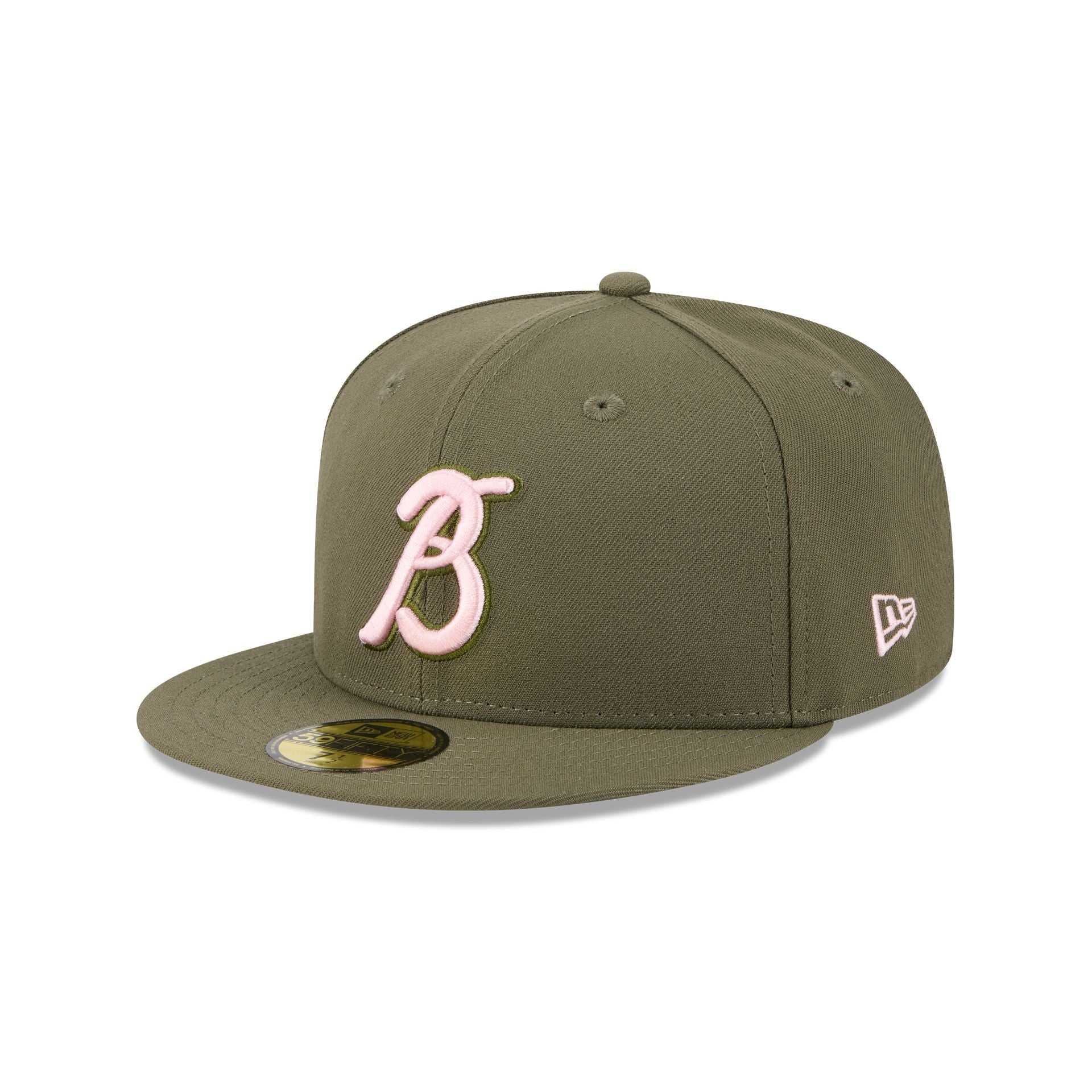 Bravos de León Olive 59FIFTY Fitted Hat