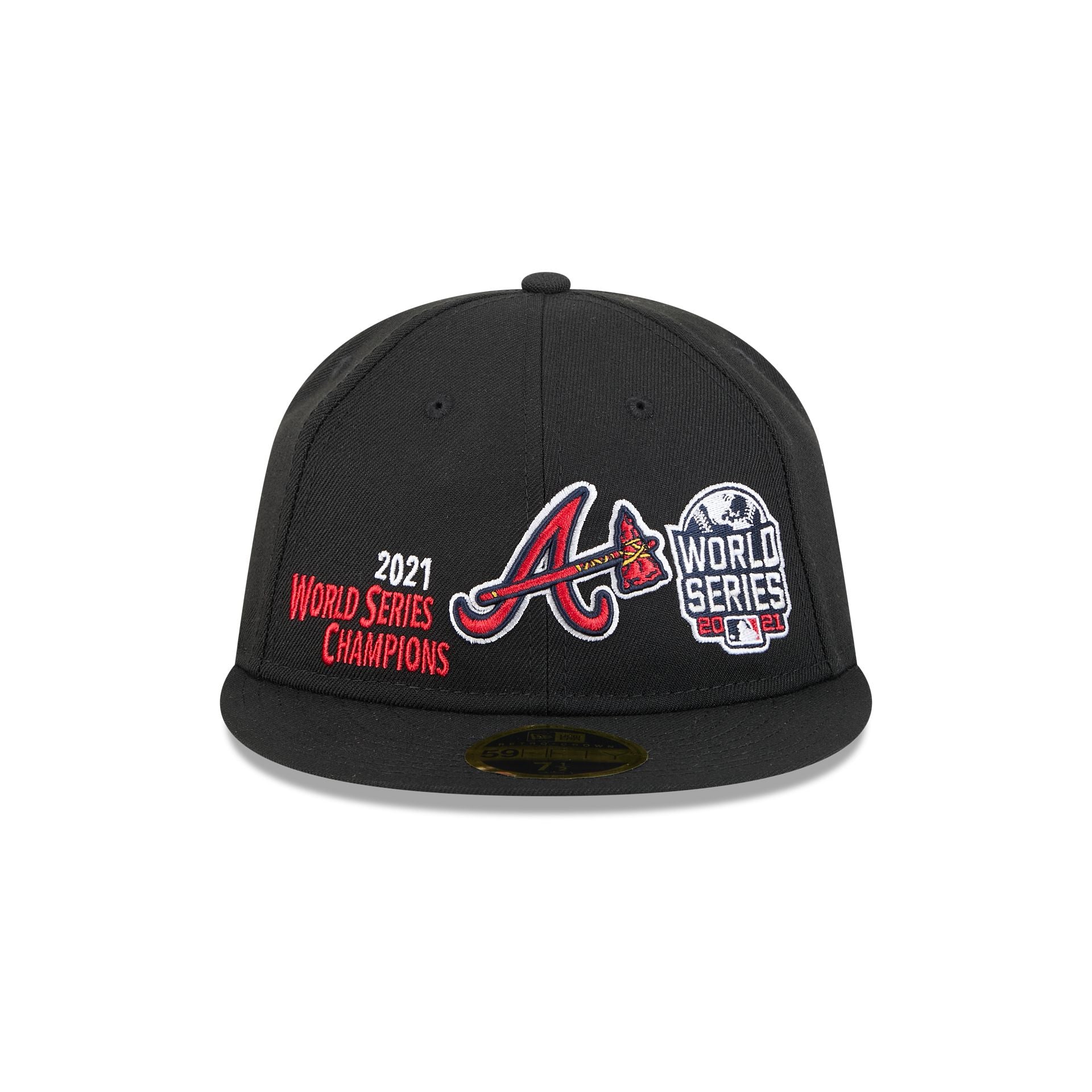 Atlanta Braves Championship Pack Retro Crown 59FIFTY Fitted Hat - Image 2