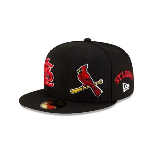Jayson Tatum x St. Louis Cardinals Black 59FIFTY Fitted Hat