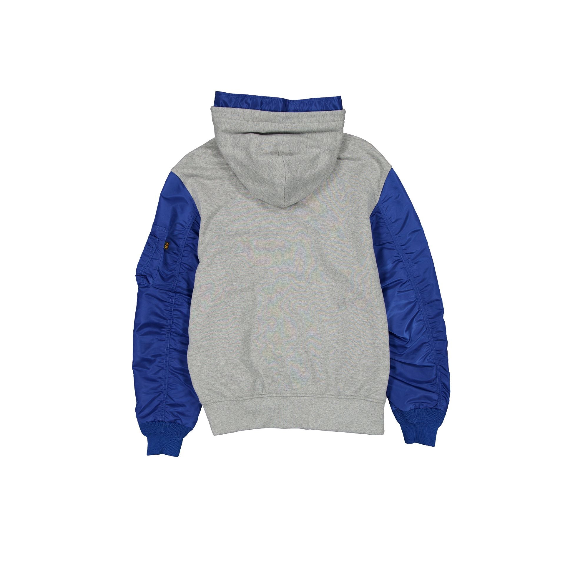 Alpha Industries x Brooklyn Dodgers Cooperstown Gray MA-1 Full Zip Fleece Jacket - Image 2