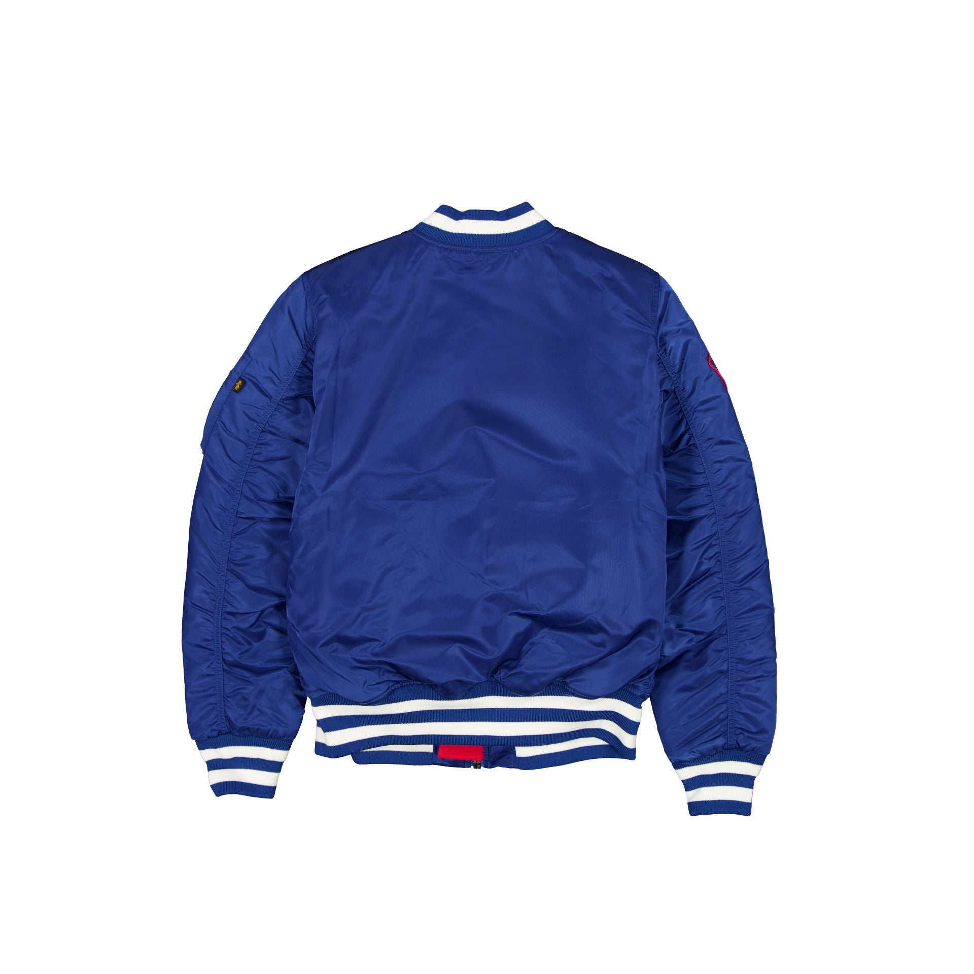 Alpha Industries x Brooklyn Dodgers Cooperstown Blue MA-1 Bomber Jacket - Image 2