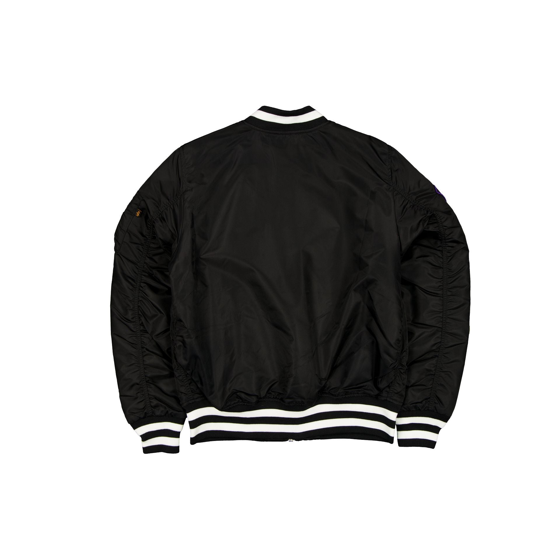Alpha Industries x Pittsburgh Steelers Black MA-1 Bomber Jacket - Image 2