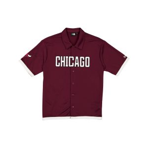 Chicago Bulls Revere Dark Red T-Shirt
