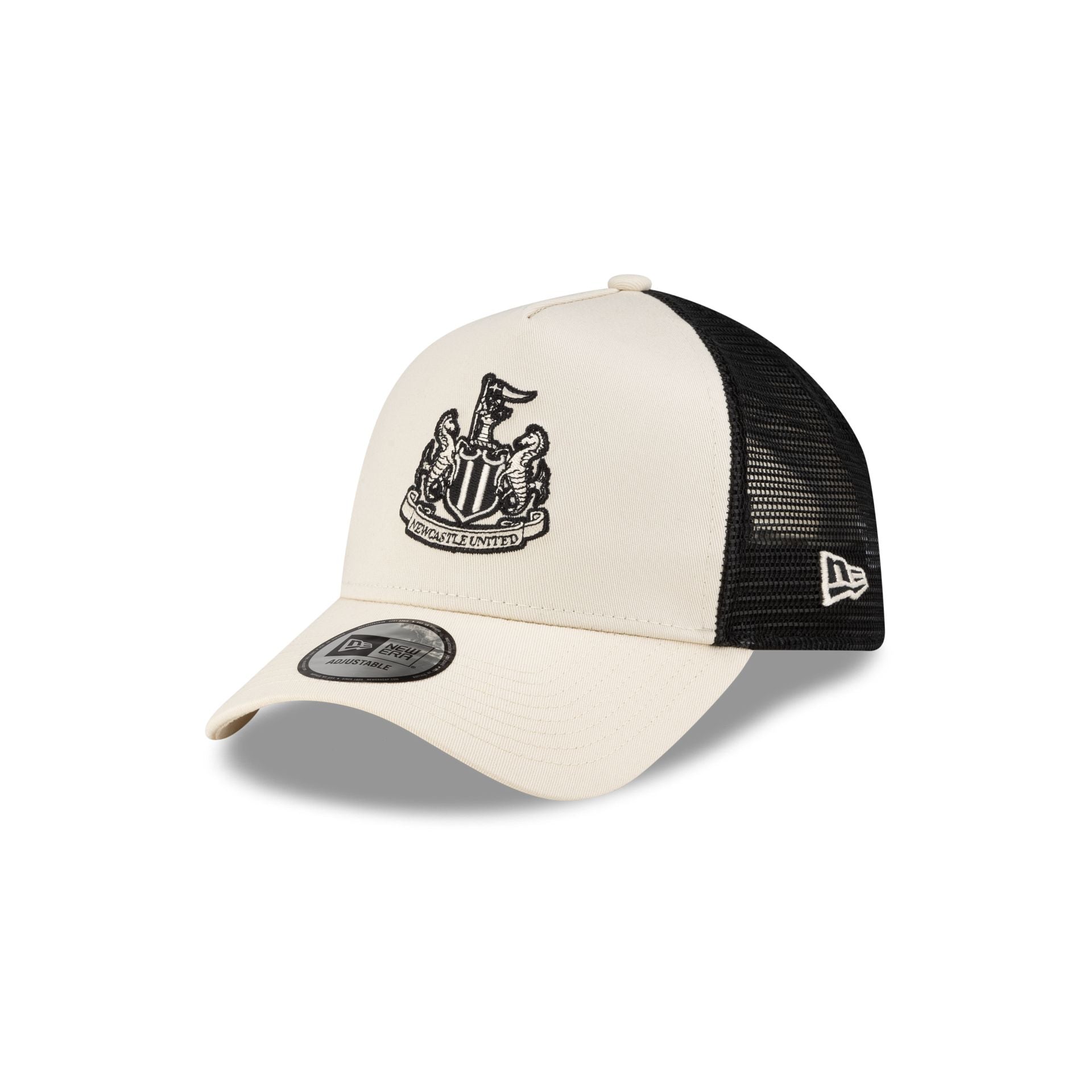 Newcastle United FC Light Cream 9FORTY A-Frame Trucker Hat