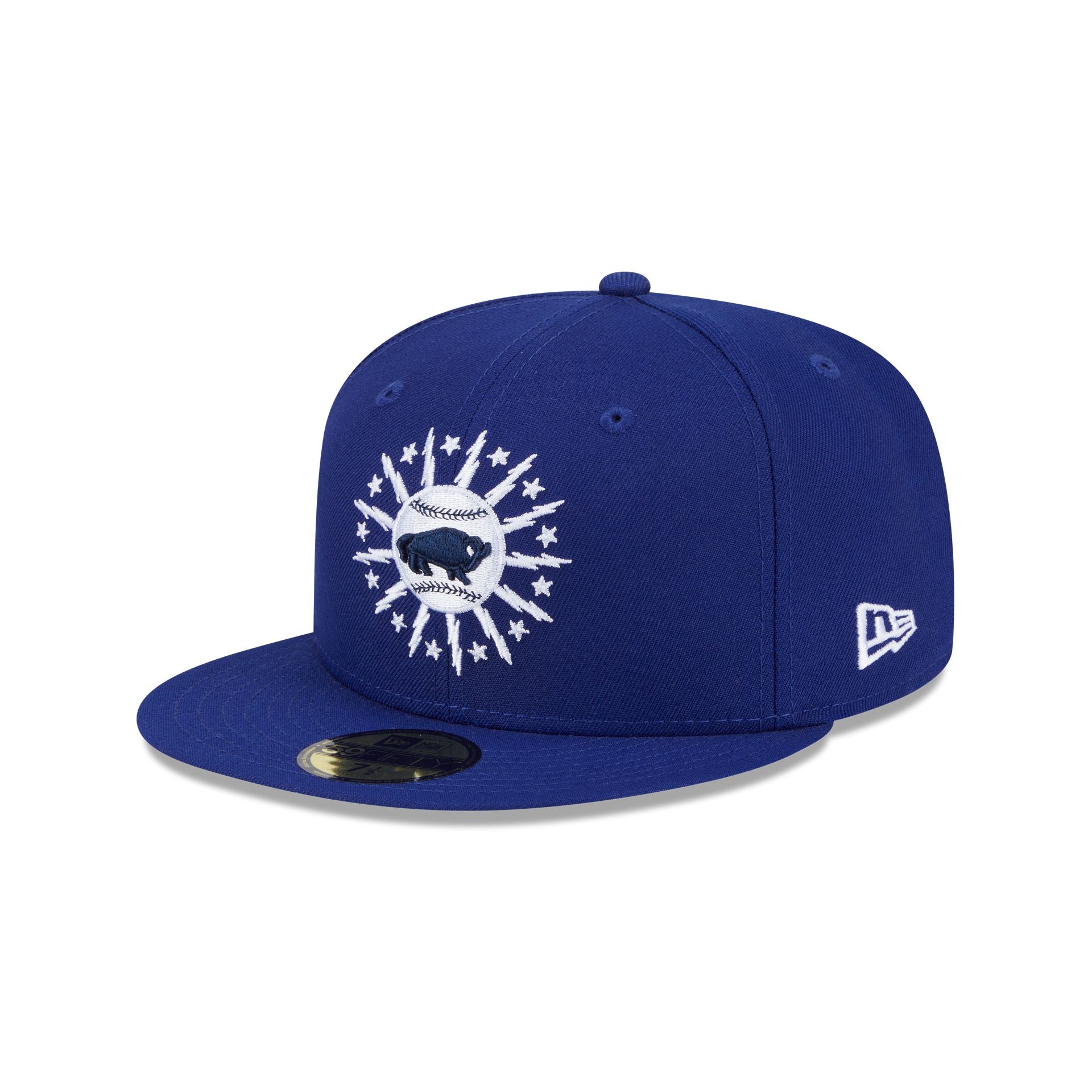 Buffalo Bisons Theme Night Blue 59FIFTY Fitted Hat - Image 3