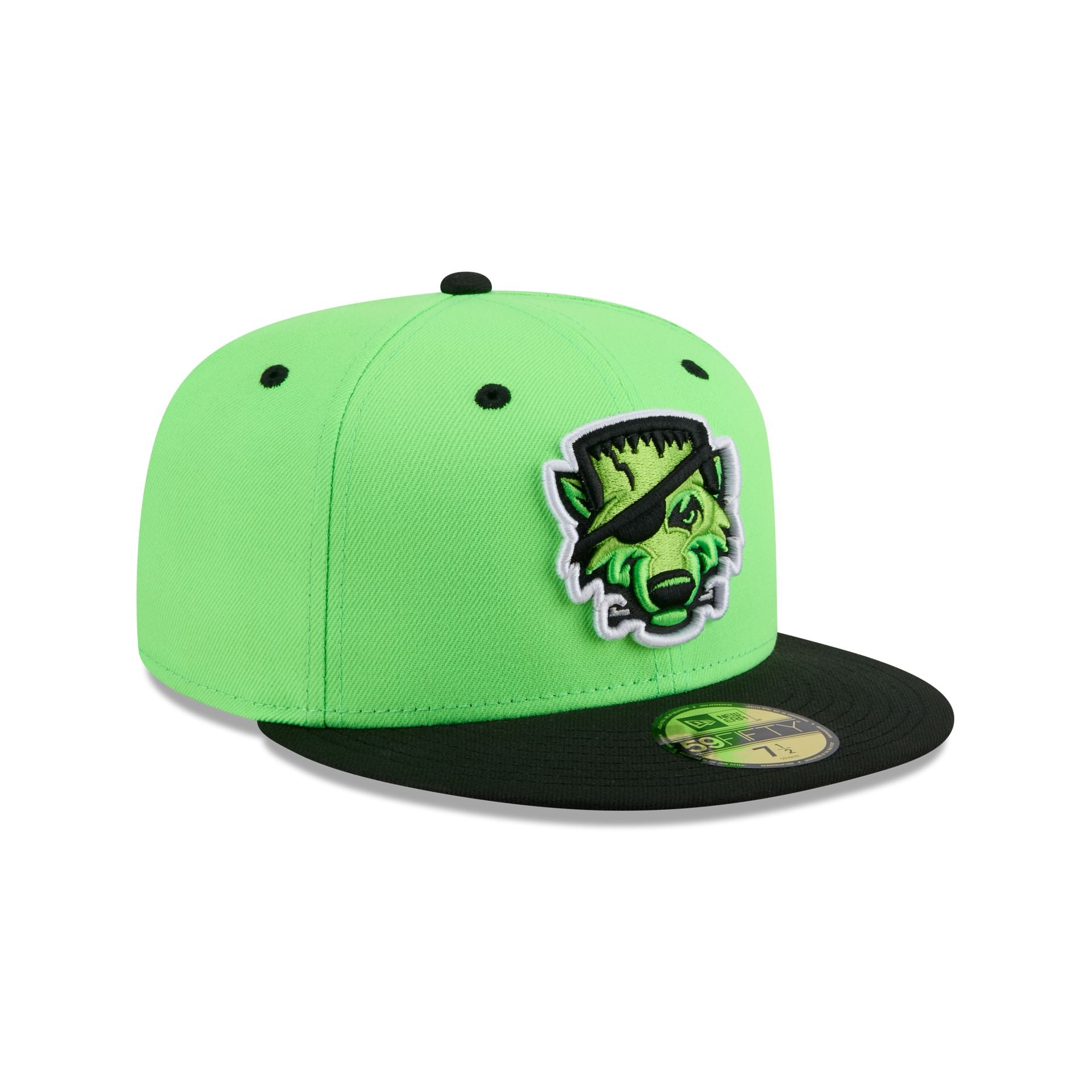 Erie SeaWolves Theme Night Green 59FIFTY Fitted Hat - Image 3