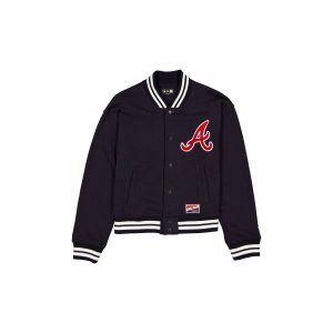 Atlanta Braves Throwback Women's Snap Front Jacket