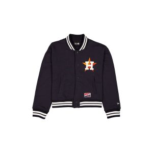 Houston Astros Throwback Women's Snap Front Jacket