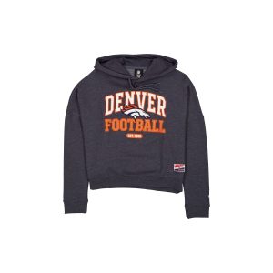 Denver Broncos Throwback Women's Glitter Hoodie
