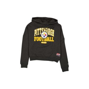 Pittsburgh Steelers Throwback Women's Glitter Hoodie