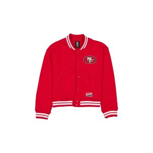 San Francisco 49ers Throwback Women's Snap Front Jacket