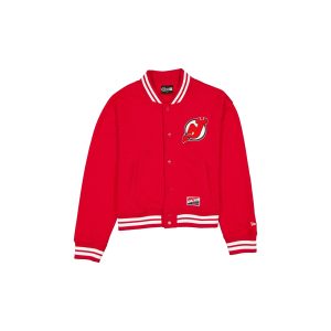 New Jersey Devils Throwback Women's Snap Front Jacket