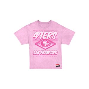 San Francisco 49ers Throwback Women's Pink T-Shirt
