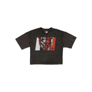 Chicago Bears Sport Night Black Cropped Women's T-Shirt