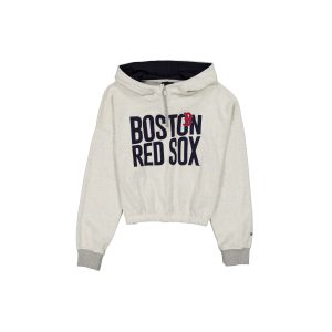 Boston Red Sox Sport Night Heather Gray Women's Hoodie