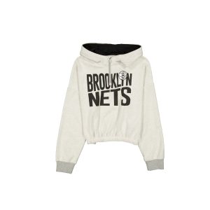 Brooklyn Nets Sport Night Heather Gray Women's Hoodie